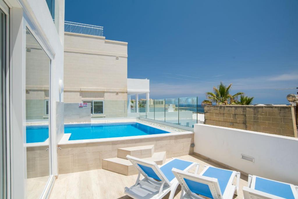 The Sea-Bank Villa Apartments Marsaskala Exterior photo