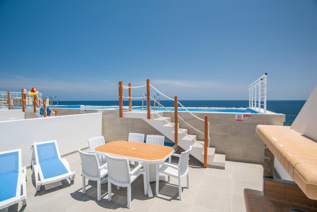 The Sea-Bank Villa Apartments Marsaskala Exterior photo
